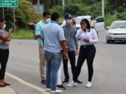 Leyvi Bautista y comisión de Obras Públicas recorren Manoguayabo y su Zona de Expansión para la ejecución de acciones conjuntas